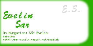 evelin sar business card